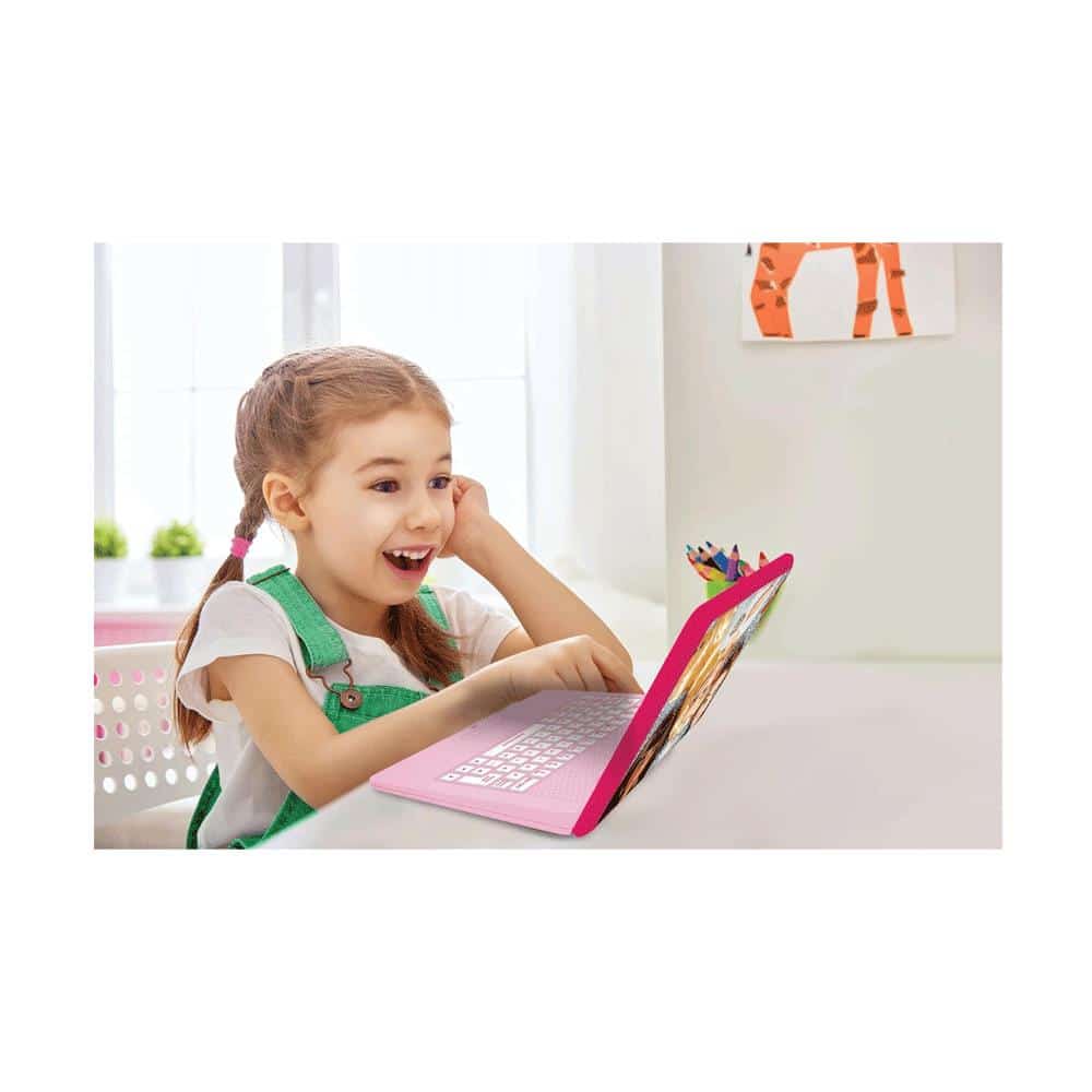 Lexibook Barbie Bilingual Educational Laptop With 124 Activites - Pink