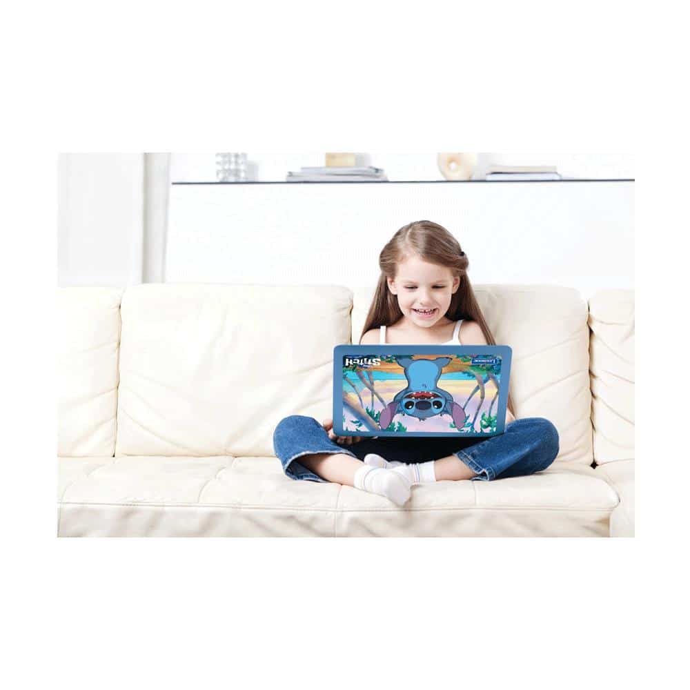 Lexibook Disney Stitch Bilingual Educational Laptop With 124 Activites - Purple/Blue