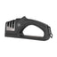 MasterChef Kitchen Knife Sharpener 3 Stage Sharpening System Coarse/Medium/Fine Soft Touch Handle Non Slip Base - Black