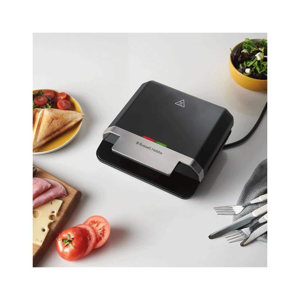 Russell Hobbs Creations Easy Clean Sandwich Maker Toaster 680W - Black