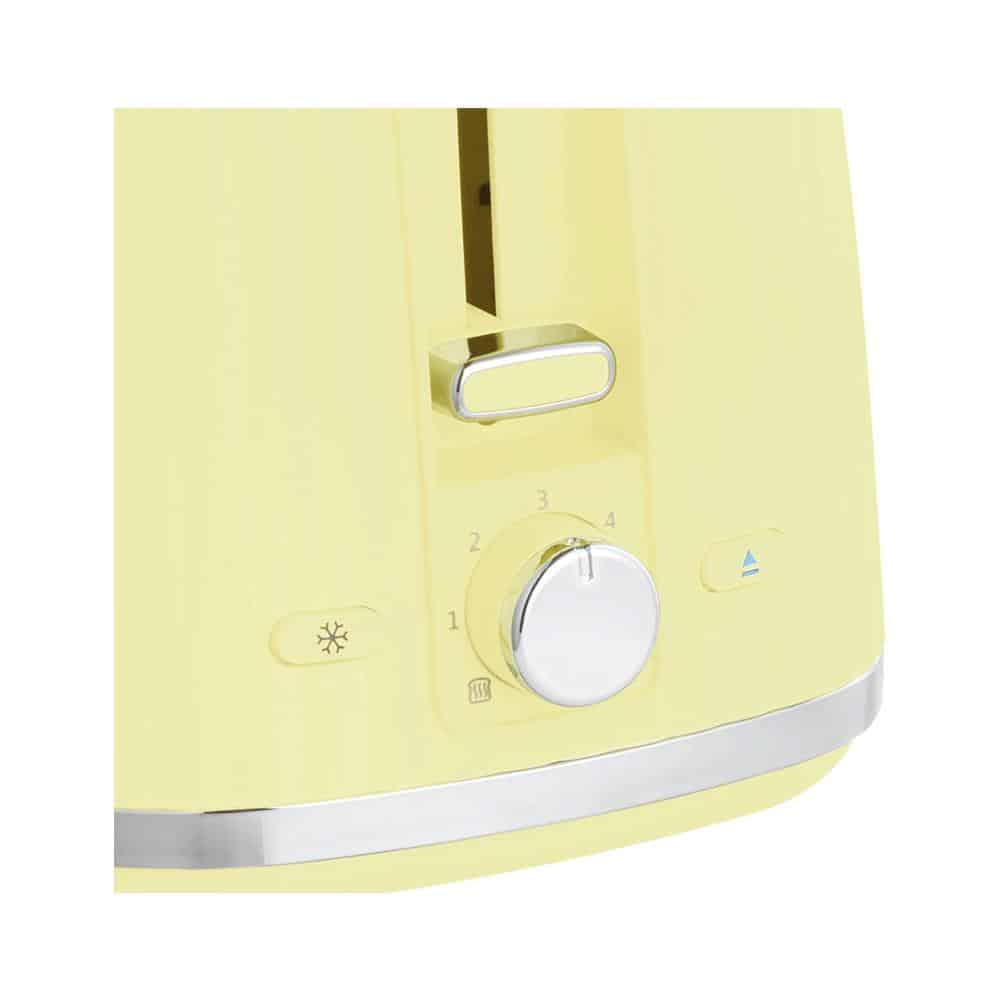 Russell Hobbs Eden 2 Slice Toaster With 6 Variable Browning Settings 800W - Lemon