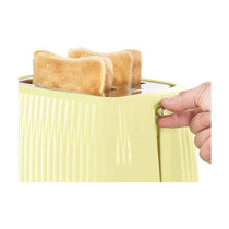Russell Hobbs Eden 2 Slice Toaster With 6 Variable Browning Settings 800W - Lemon