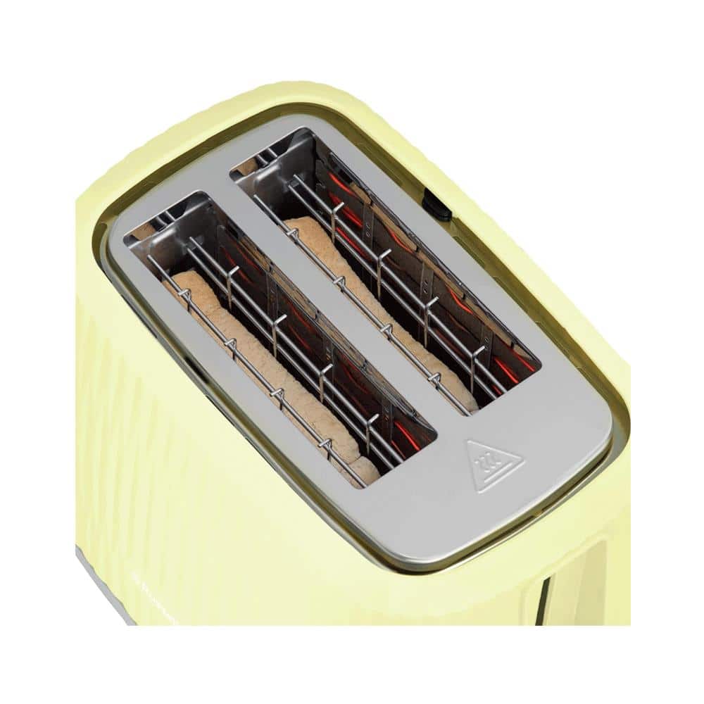 Russell Hobbs Eden 2 Slice Toaster With 6 Variable Browning Settings 800W - Lemon