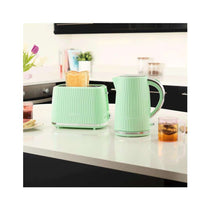 Russell Hobbs Eden 2 Slice Toaster With 6 Variable Browning Settings 800W - Pistachio
