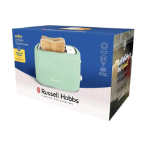 Russell Hobbs Eden 2 Slice Toaster With 6 Variable Browning Settings 800W - Pistachio