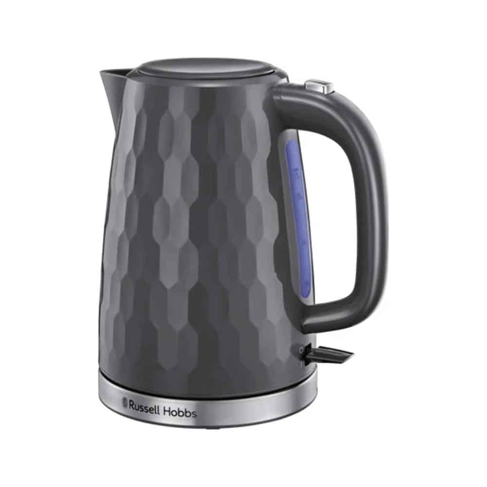 Russell Hobbs Contemporary Honeycomb Cordless Electric Jug Kettle 3000 W 1.7 Litres - Grey Main image