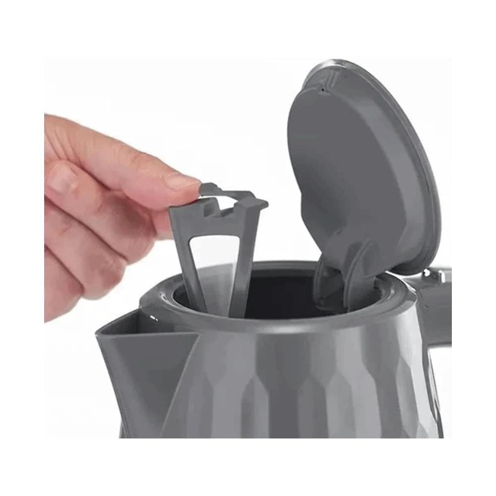 Russell Hobbs Contemporary Honeycomb Cordless Electric Jug Kettle 3000 W 1.7 Litres - Grey