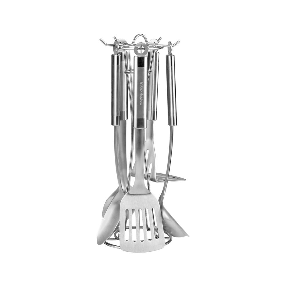 Morphy Richards Accents 5 Piece Gadget Set Kitchen Tool Stainless Steel - Silver Main image