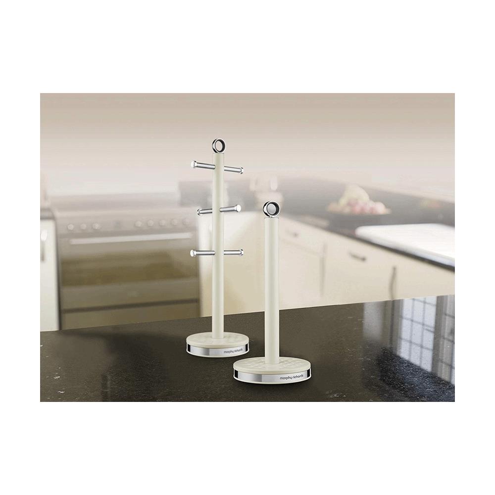 Morphy Richards Dimensions Kitchen Towel Holder Stainless Steel - Ivory Cream