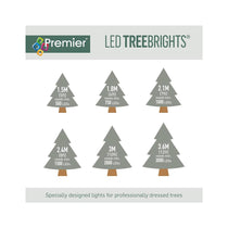 Premier Decoration Multi Action TreeBrights 750 LED Lights With Timer - Multicolour