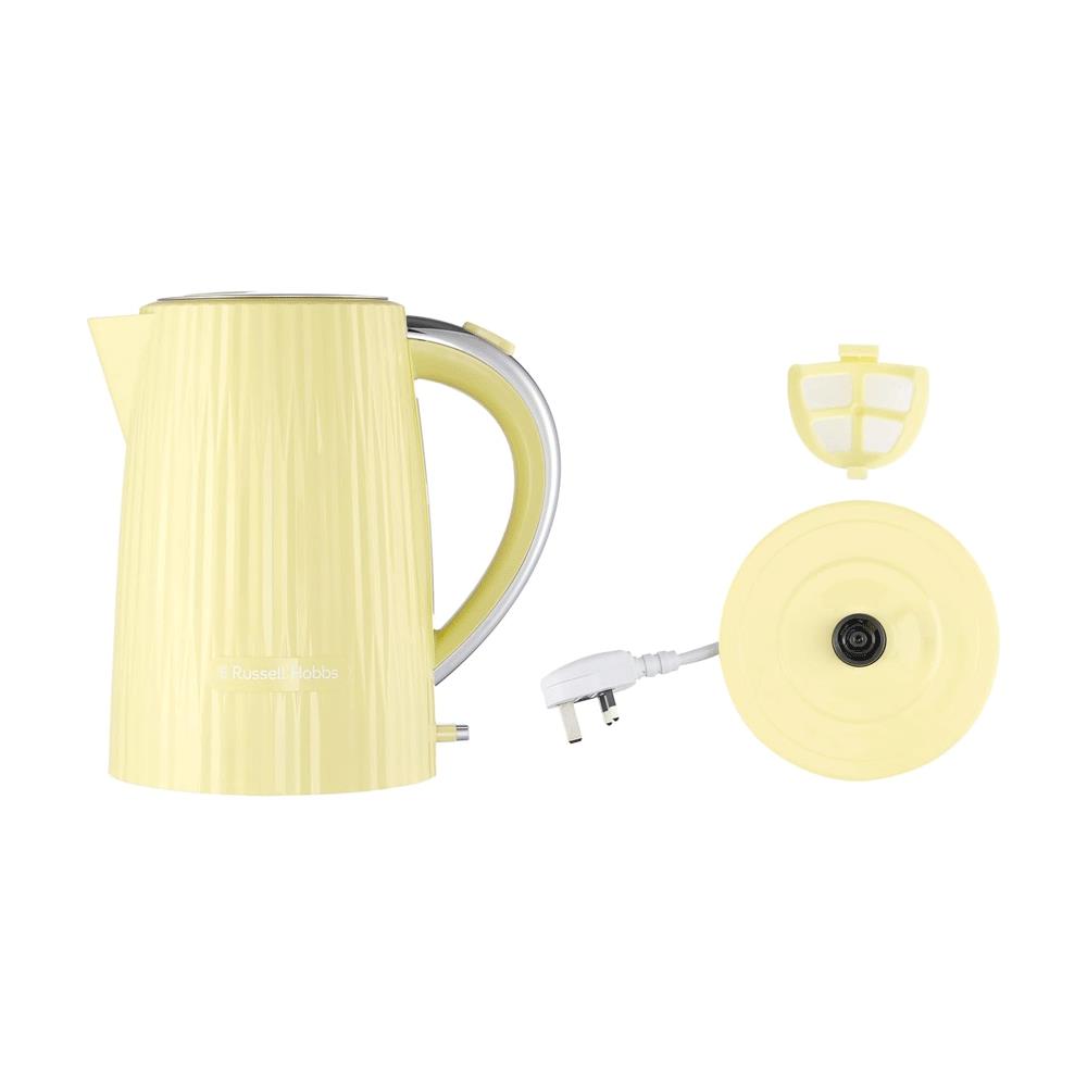 Russell Hobbs Eden Electric Jug Kettle 3000W 1.7 Litres - Lemon