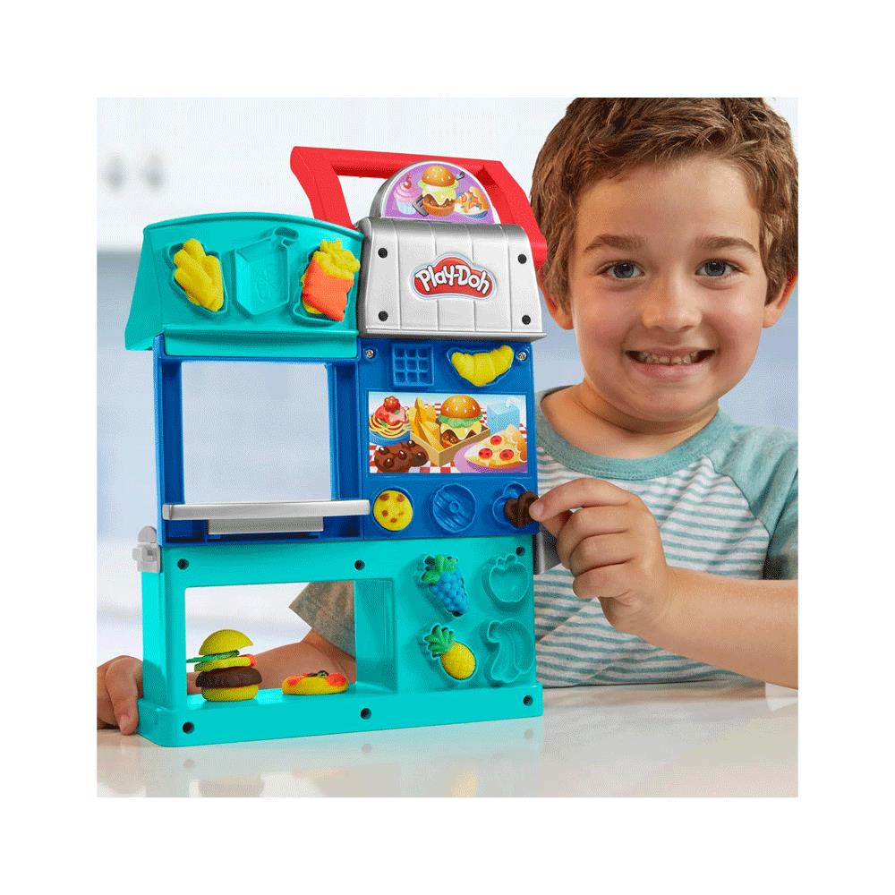 Play-Doh Kitchen Creations Busy Chef's Restaurant Playset - Multicolour