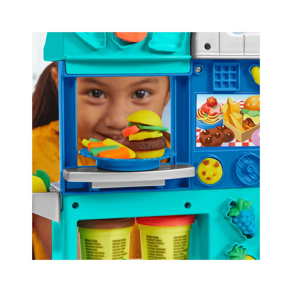 Play-Doh Kitchen Creations Busy Chef's Restaurant Playset - Multicolour