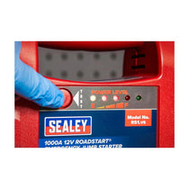 Sealey RoadStart 12V Emergency Jump Starter 1000 Peak Amps - Red/Black