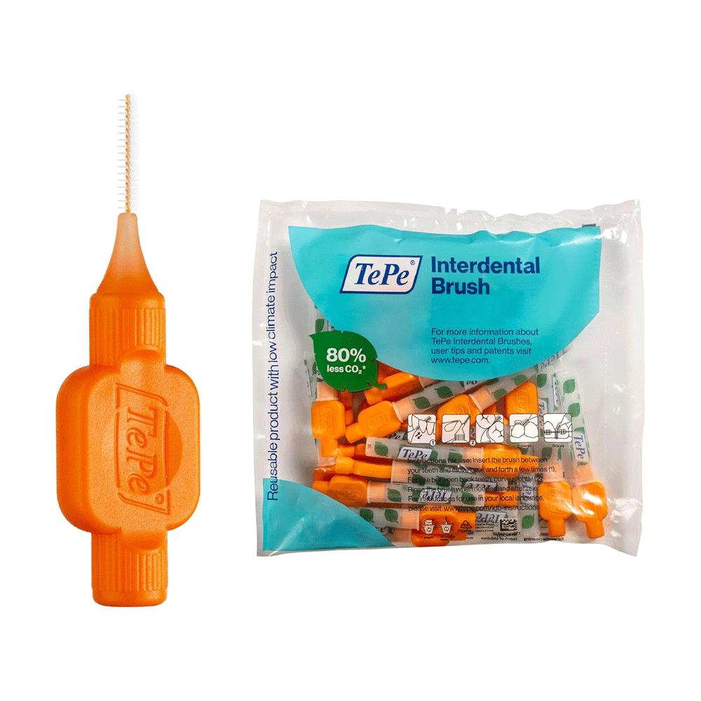 TePe Interdental Brush Original 0.45mm 25 Piece - Orange Main image