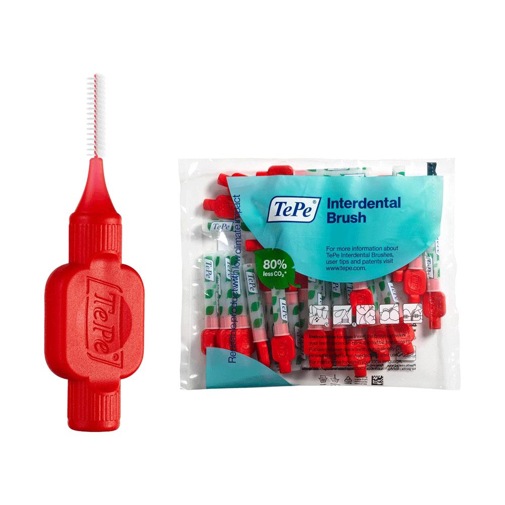 TePe Interdental Brush Original 0.5mm 25 Piece - Red Main image