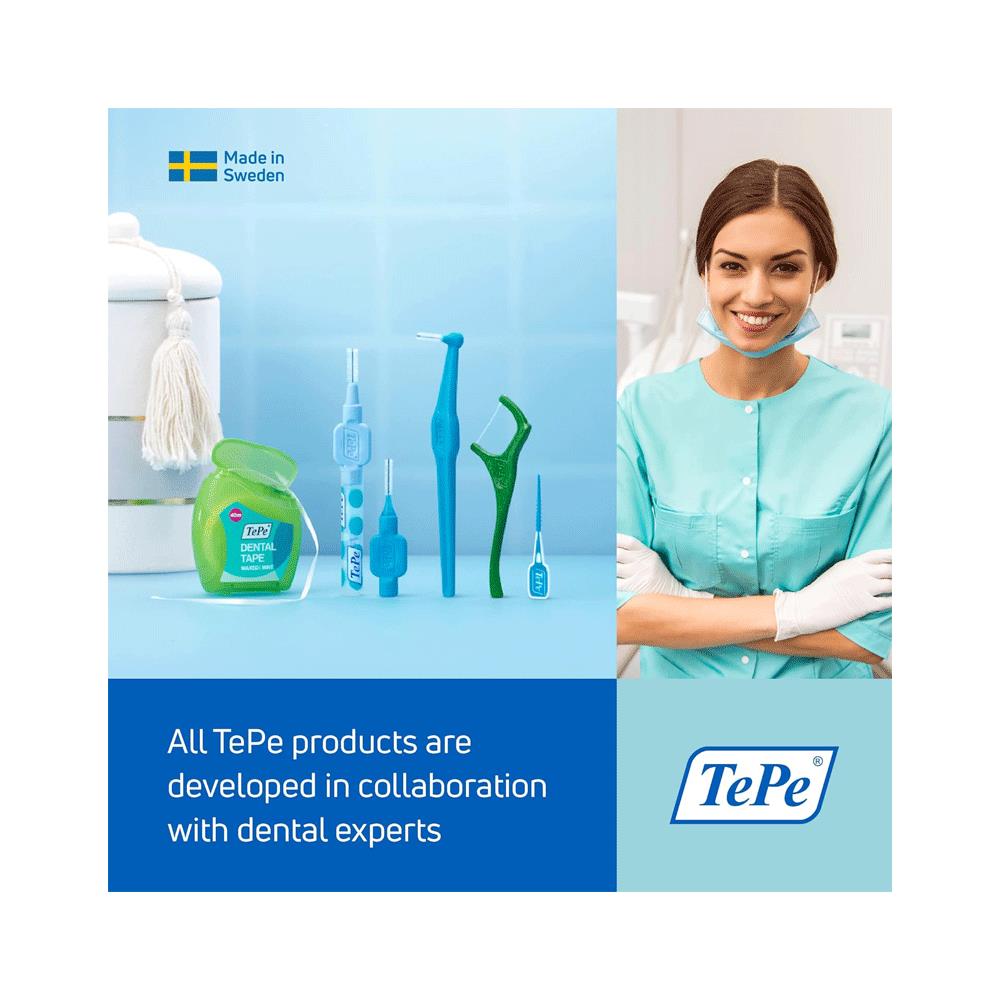 TePe Interdental Brush Original 0.6mm 25 Piece - Blue
