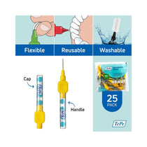TePe Interdental Brush Original 0.7mm 25 Piece - Yellow