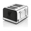 Swan Official Liverpool F.C 4 Slice Retro Toaster 1600W - Black