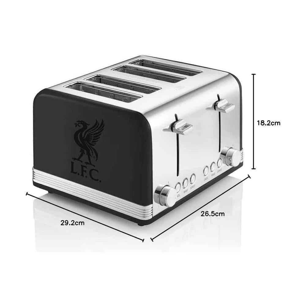 Swan Official Liverpool F.C 4 Slice Retro Toaster 1600W - Black Secondary image