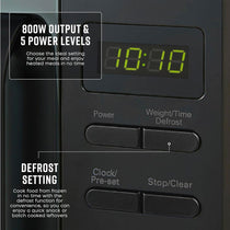 Swan Digital Microwave With 5 Power Levels 800W 20 Litre - Black