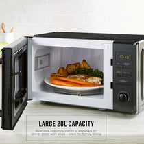 Swan Digital Microwave With 5 Power Levels 800W 20 Litre - Black