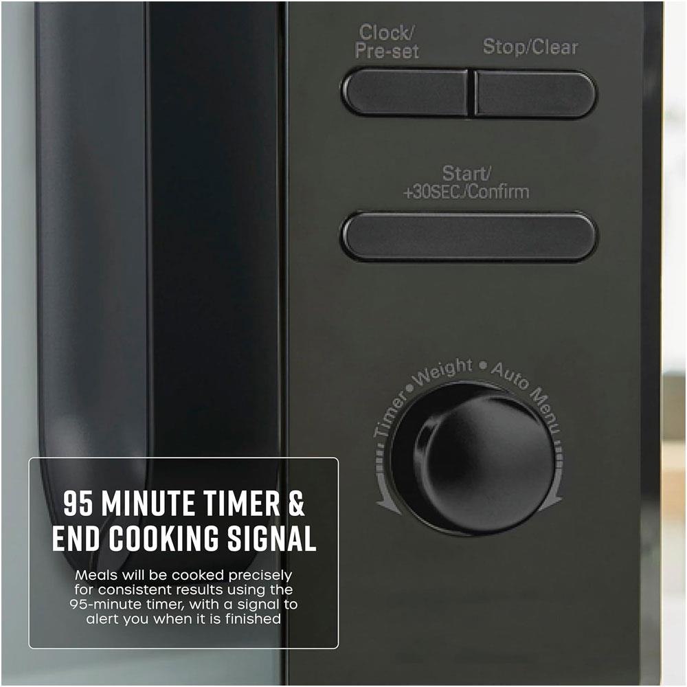 Swan Digital Microwave With 5 Power Levels 800W 20 Litre - Black