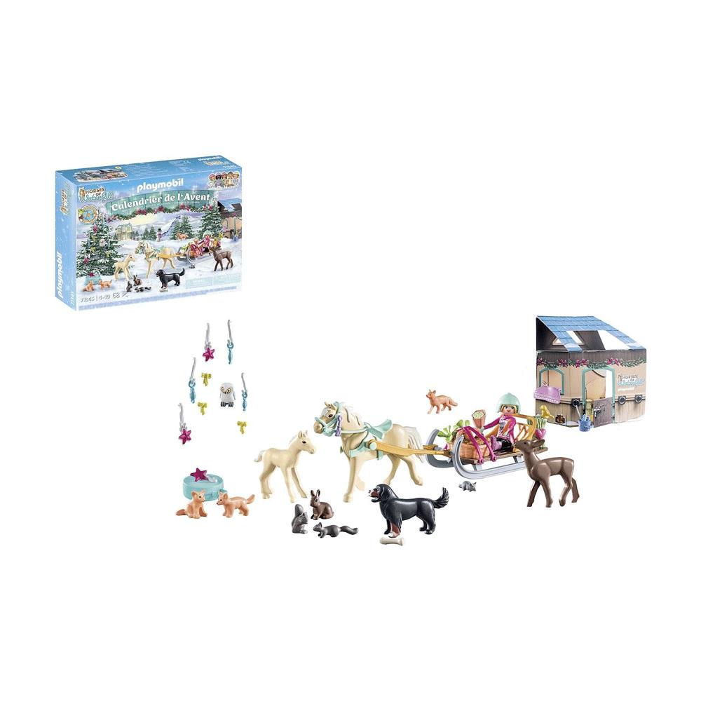 Playmobil Christmas Sleigh Ride Advent Calendar Christmas Toys - 68 Pieces Main image