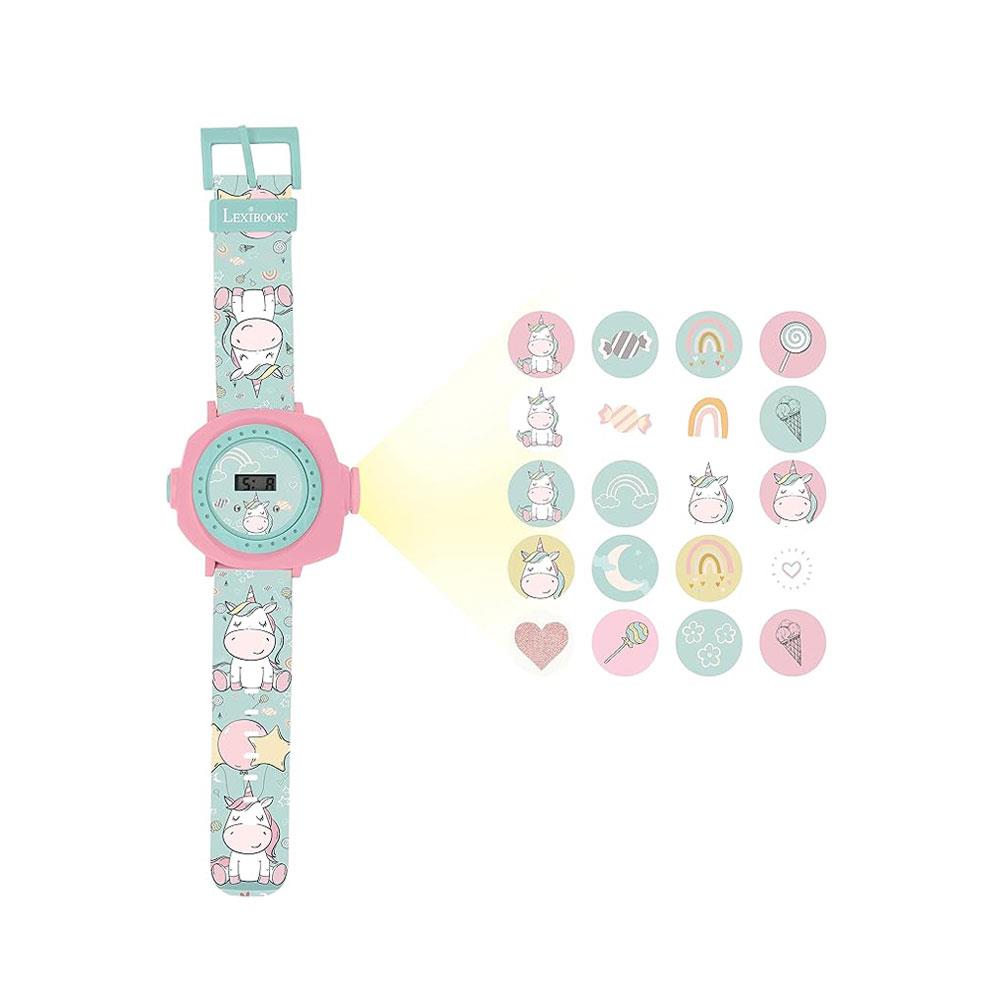 Lexibook Unicorn Children's Projection Watch With 20 Images - Pink