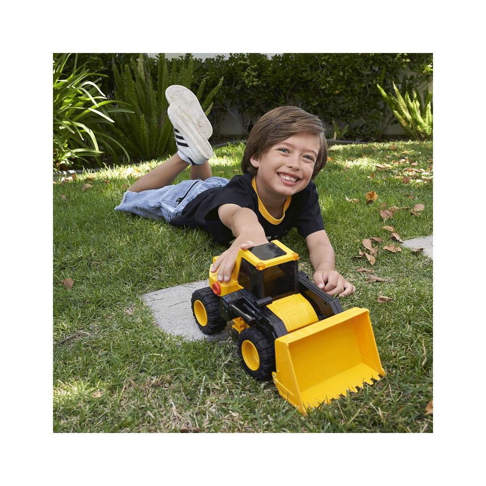 CAT Construction Power Haulers Wheel Loader Vehicle Toys With Lights And Sounds - Yellow