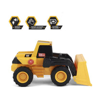 CAT Construction Power Haulers Wheel Loader Vehicle Toys With Lights And Sounds - Yellow