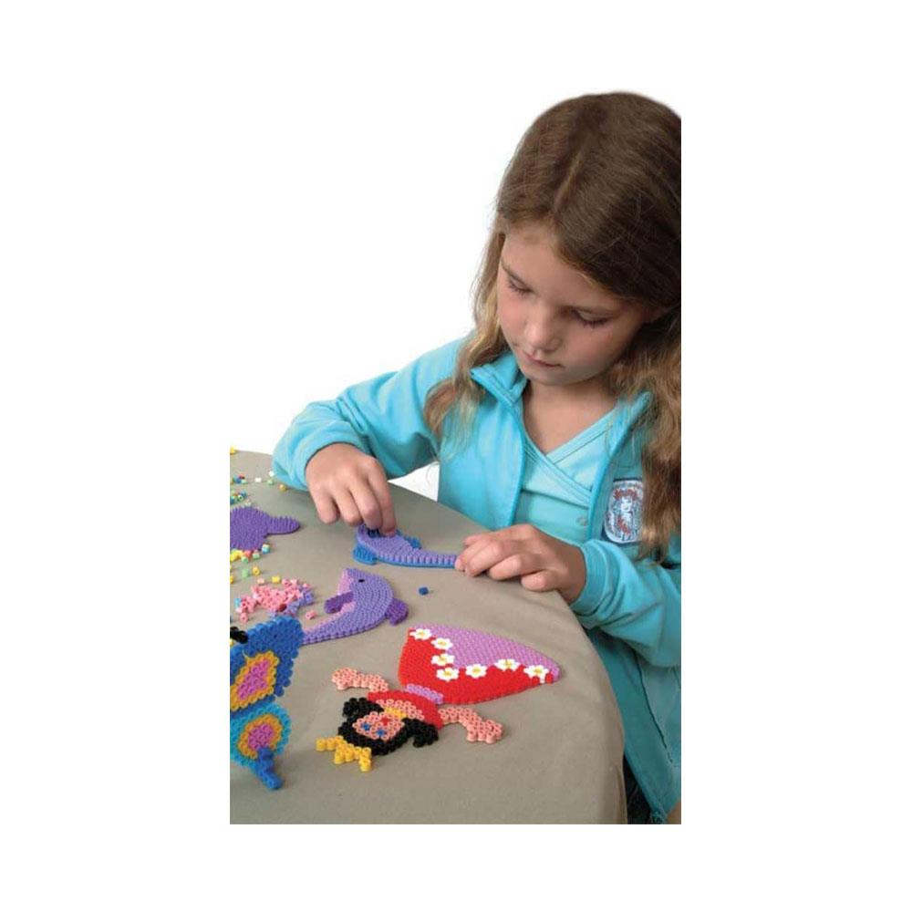 Hama Ironing Beads Pegboards Blister Heart Penguin & Christmas Tree - White