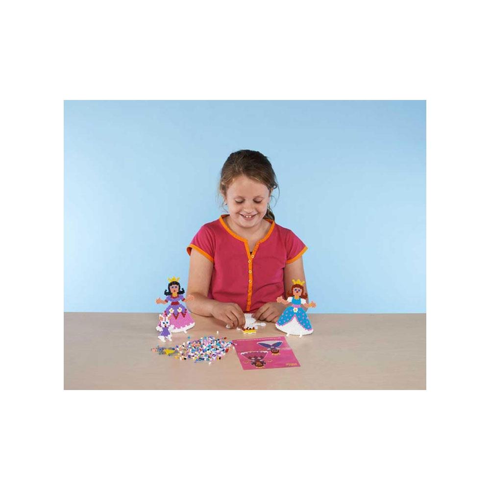 Hama Ironing Beads Pegboards Blister Heart Penguin & Christmas Tree - White
