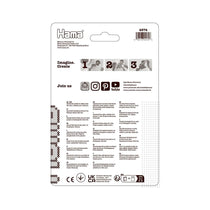 Hama Ironing Beads Pegboards Blister Heart Penguin & Christmas Tree - White