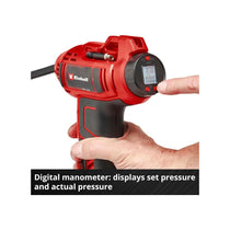 Einhell CE-CC 18 Li-Solo 18V Cordless Car Air Compressor Power X-Change - Red/Black