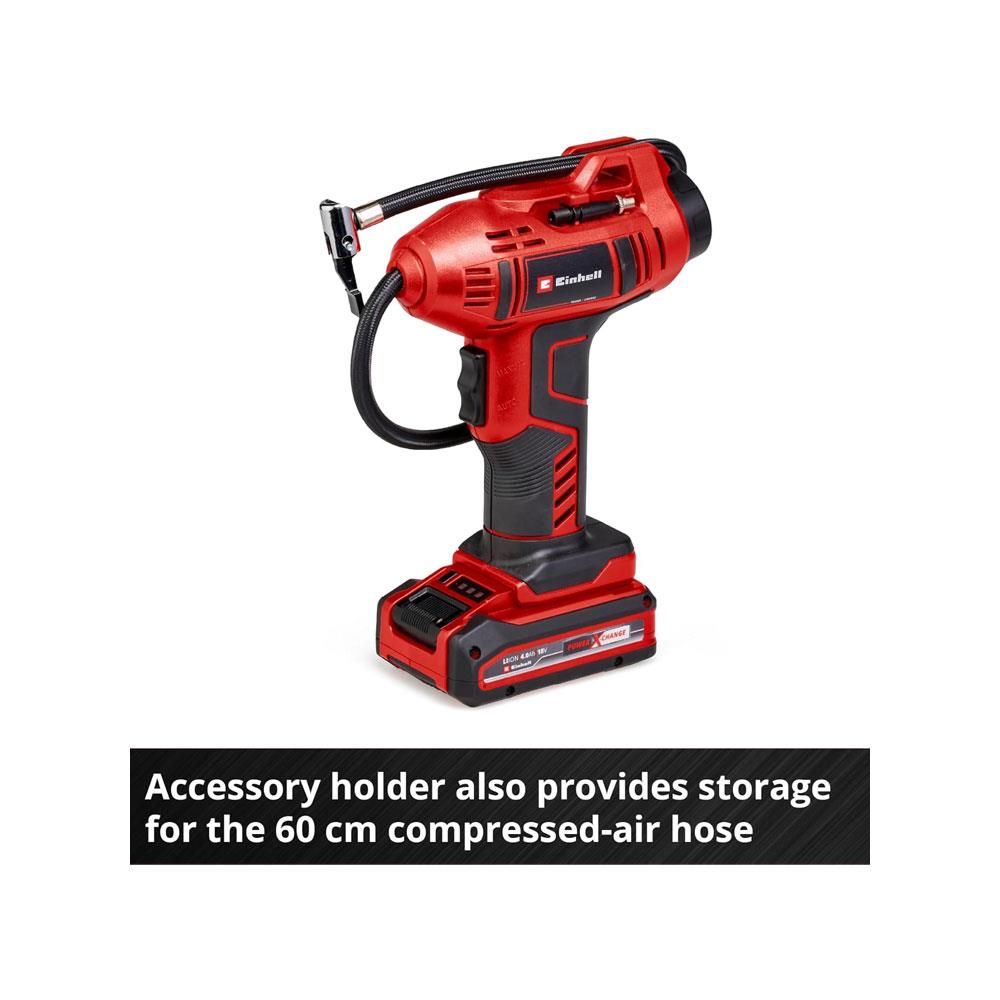 Einhell CE-CC 18 Li-Solo 18V Cordless Car Air Compressor Power X-Change - Red/Black