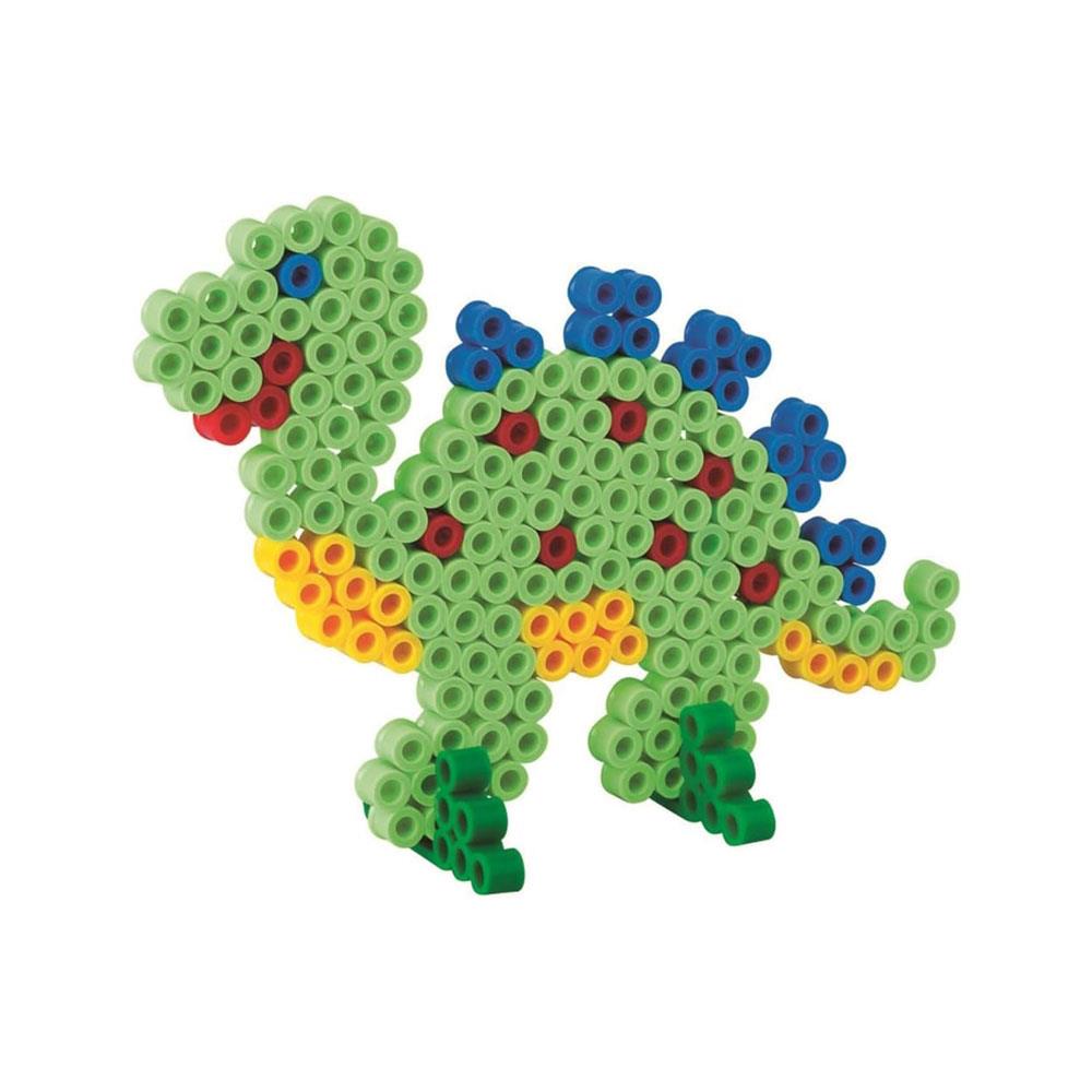 Hama Dinosaur Maxi Beads Kit 250 Beads 1 Dinosaur Pegboard - Multicolour Secondary image