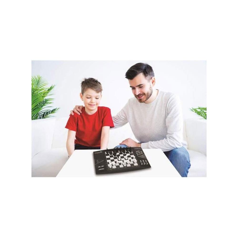 Lexibook Chessman Elite Electronic Chess Game With Touch Sensitive Keyboard - Black/White