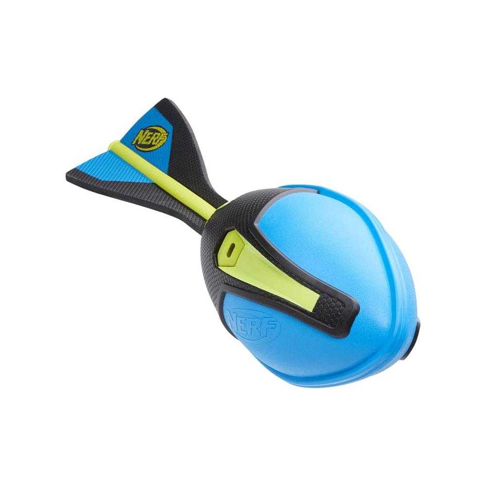 Nerf Vortex Ultra Grip Football Designed For Easy Catching Howling Whistle Sound Distance Optimizing Tail - Blue
