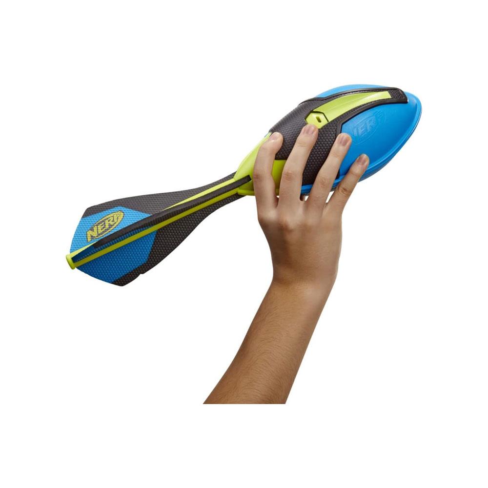 Nerf Vortex Ultra Grip Football Designed For Easy Catching Howling Whistle Sound Distance Optimizing Tail - Blue