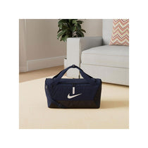 Nike Academy Team Football Duffel Bag Small 41 Litre Capacity 55cm x 32cm x 8cm - Navy