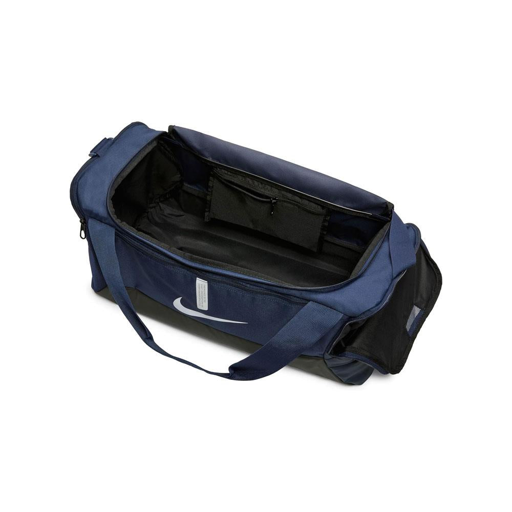 Nike Academy Team Football Duffel Bag Small 41 Litre Capacity 55cm x 32cm x 8cm - Navy