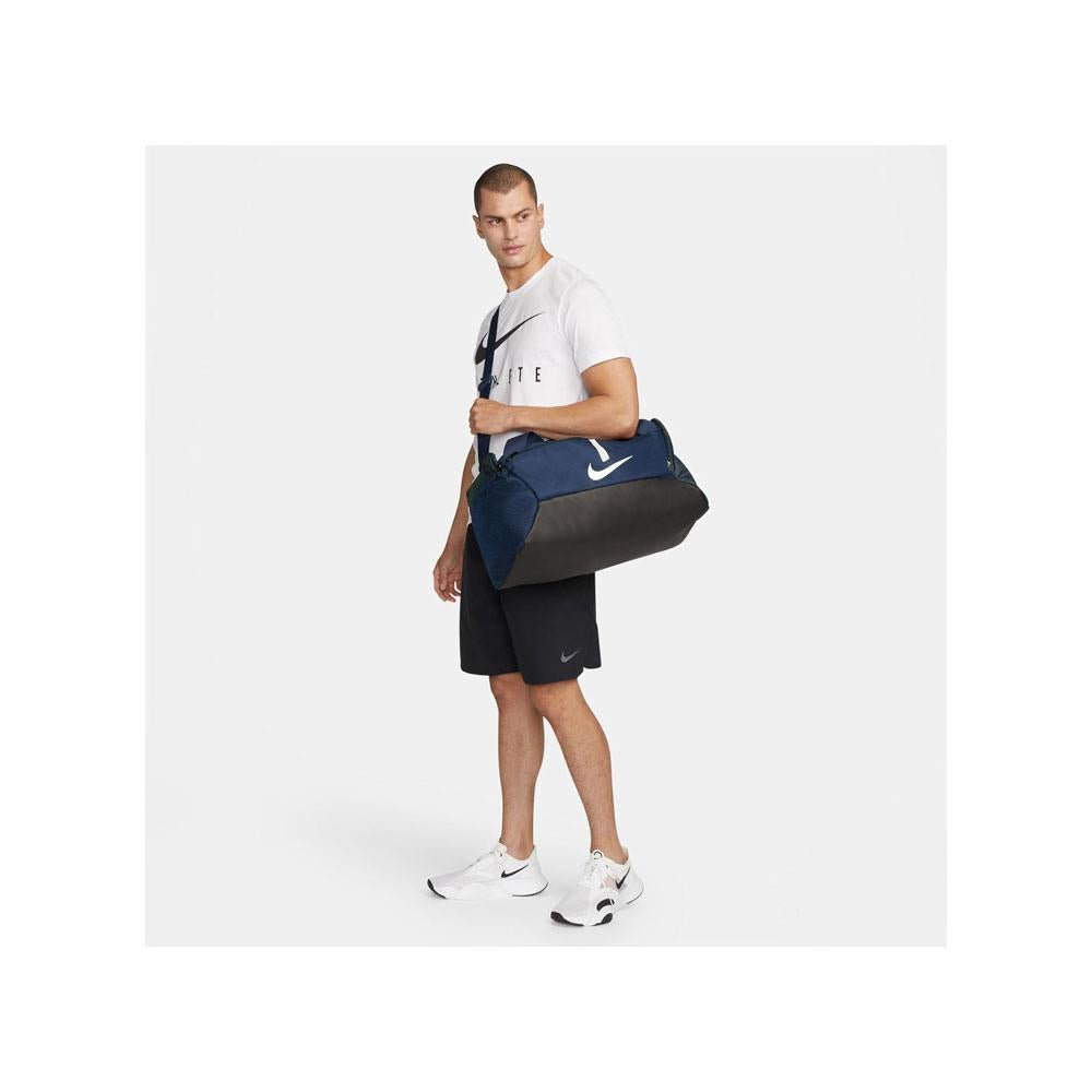Nike Academy Team Football Duffel Bag Small 41 Litre Capacity 55cm x 32cm x 8cm - Navy