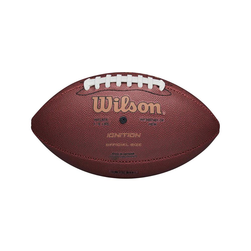 Wilson NFL Ignition Official American Football Ball Size Official - Brown Secondary image