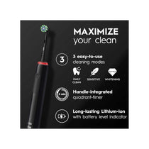 Oral-B Pro 3 3000 Electric Toothbrush With 1 Cross Action Tooth Brush Head - Black