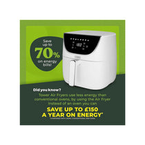 Tower Vortx Air Fryer With Digital Control Panel 1700W 6 Litre - White