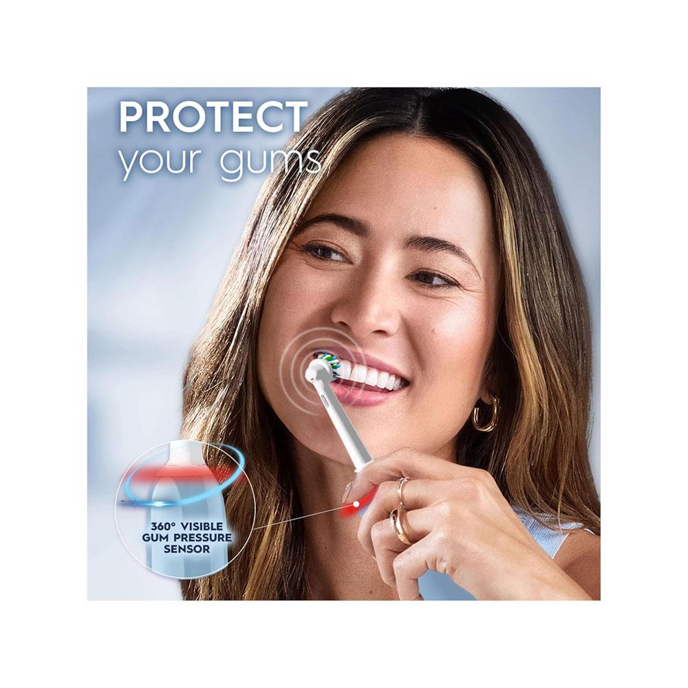Oral-B Pro 3 3000 Electric Toothbrush With 1 Cross Action Tooth Brush Head - Blue