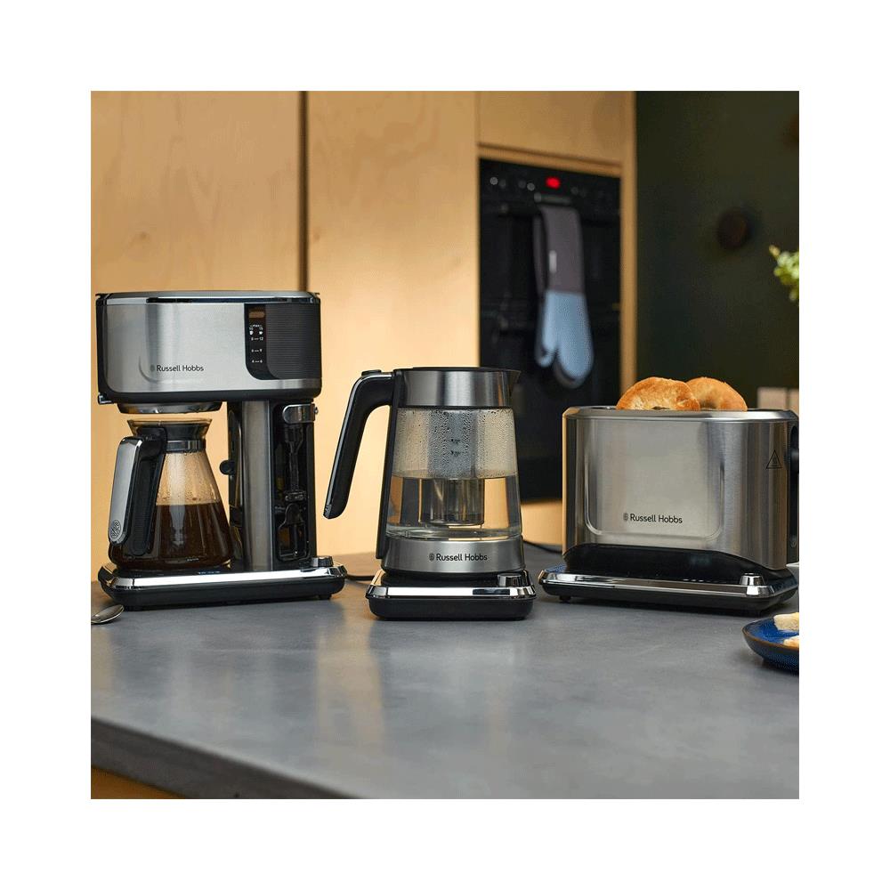 Russell Hobbs Attentiv 2 Slice Toaster Stainless Steel 1640W - Silver