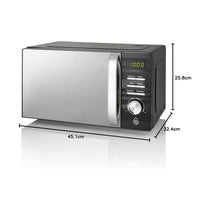 Swan Symphony Digital Microwave With 5 Power Levels & Defrost Setting 700W 20 Litres - Black