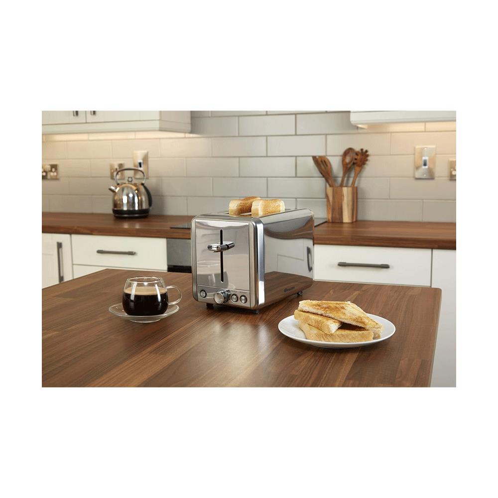 Swan Classic 2 Slice Toaster Polished Stainless Steel 925W - Silver Secondary image